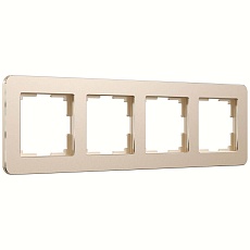 Рамка Werkel Platinum на 4 поста шампань W0042611 4690389184529