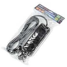 Удлинитель Uniel Ultra 3гн х 3м б/з S-CU3-3 Black UL-00009983 2