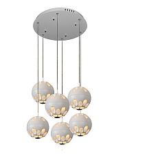 Подвесная светодиодная люстра iLedex Mob P1009-6 WH 2