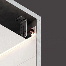 Потолочный парящий профиль Flexy для натяжных потолков 2392 FLY 03 9005 1