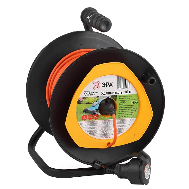 Удлинитель силовой ЭРА RPx-1-2x0.75-30m Б0043043 изображение 1 Удлинитель силовой ЭРА RPx-1-2x0.75-30m Б0043043 Фото № 1
