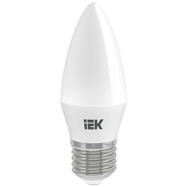 Лампа светодиодная IEK E27 7W 4000K матовая LLE-C35-7-230-40-E27 Фото № 3
