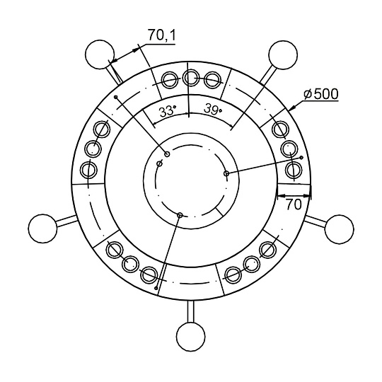 Подвесной светильник Vele Luce Octopus VL10152P05 изображение 6 Подвесной светильник Vele Luce Octopus VL10152P05 Фото № 6