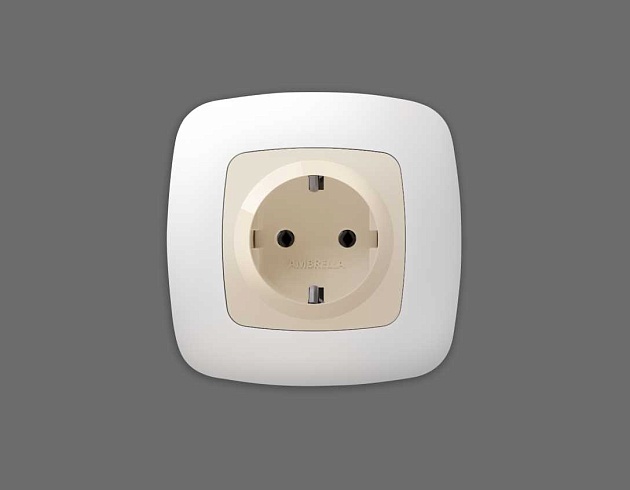 Лицевая панель розетки AMBRELLA VOLT OP3070 Фото № 2