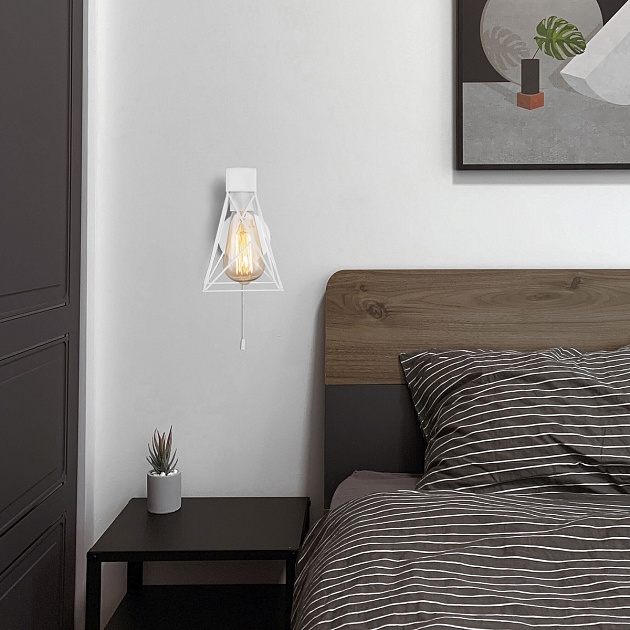 Бра Eurosvet Trappola 70107/1 белый изображение 3 Бра Eurosvet Trappola 70107/1 белый Фото № 3