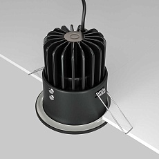 Встраиваемый светодиодный светильник Maytoni Technical Zoom DL034-L12W4K-B 1