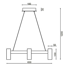 Подвесной светильник Vele Luce Neo VL10012P06 3