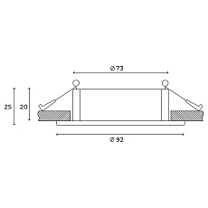 Точечный встраиваемый светильник Hesby Lighting Breeze HSBL_0174 4