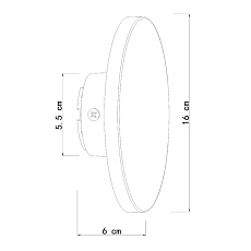 Уличный настенный светодиодный светильник Arte Lamp Nimbo A4412AL-1BK 1