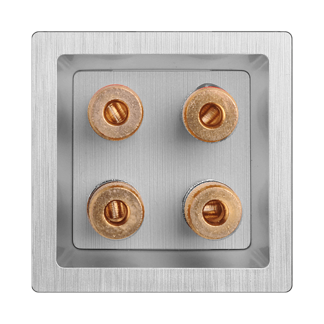 Акустическая розетка Werkel х4 cеребряный рифленый WL09-AUDIOx4 4690389085024 изображение 4 Акустическая розетка Werkel х4 cеребряный рифленый WL09-AUDIOx4 4690389085024 Фото № 4