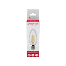 Лампа светодиодная филаментная Thomson E14 11W 6500K свеча прозрачная TH-B2371 3