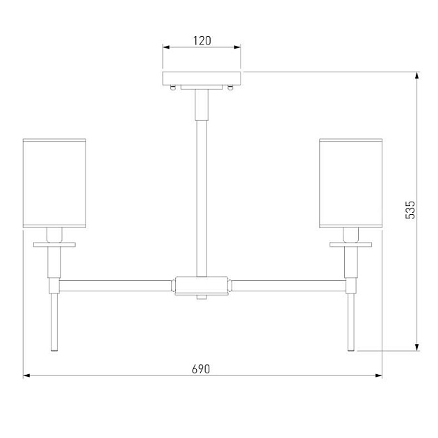 Подвесная люстра Eurosvet Brielle 60132/6 хром изображение 3 Подвесная люстра Eurosvet Brielle 60132/6 хром Фото № 3