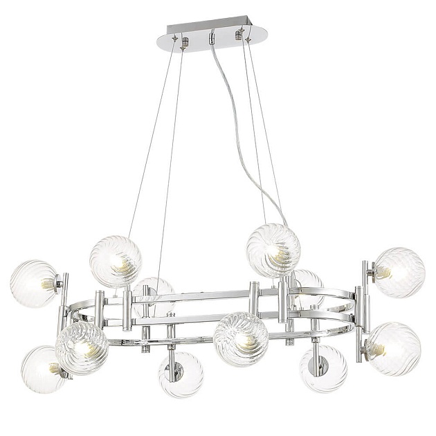 Подвесная люстра Crystal Lux Luxury SP12L Chrome Фото № 3