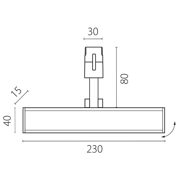 Трековый светильник Lightstar Due Hermes 270247 изображение 2 Трековый светильник Lightstar Due Hermes 270247 Фото № 2