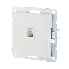 Розетка компьютерная RJ-45 LK Studio LK60 кат.5е белый 866104-1