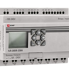 Программируемое реле 20 в/в с диспл. 230В PRO-Relay EKF PROxima ILR-20DR-230A