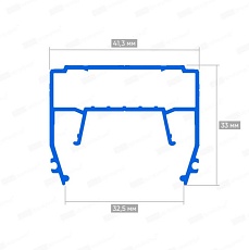 Профиль интегрированного линейного освещения Flexy 10950 LINE 30 M 1