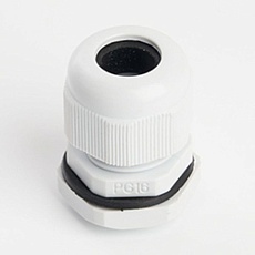 Сальник PG16 диаметр проводника 10-14 мм Stekker, IP54, серый (DIY упаковка 2 шт) (без мембраны) 49378