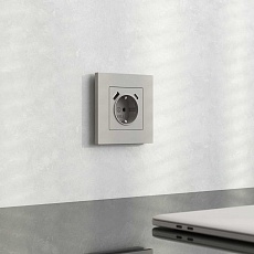 Рамка на 1 пост Werkel Slab дымчатый софт W0012917 a071622 3