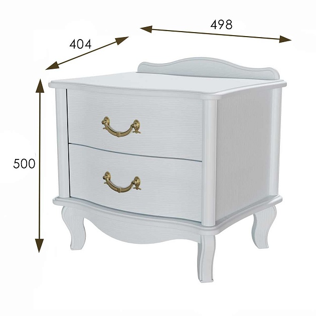 Тумбочка Мебелик Джульетта 008536 изображение 3 Тумбочка Мебелик Джульетта 008536 Фото № 3