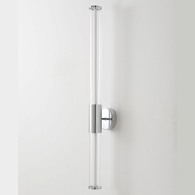 Настенный светодиодный светильник Crystal Lux Lineup AP18W Led Chrome Фото № 7