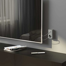 Розетка с заземлением Werkel Gallant серебряный W5071006 4690389167157 2