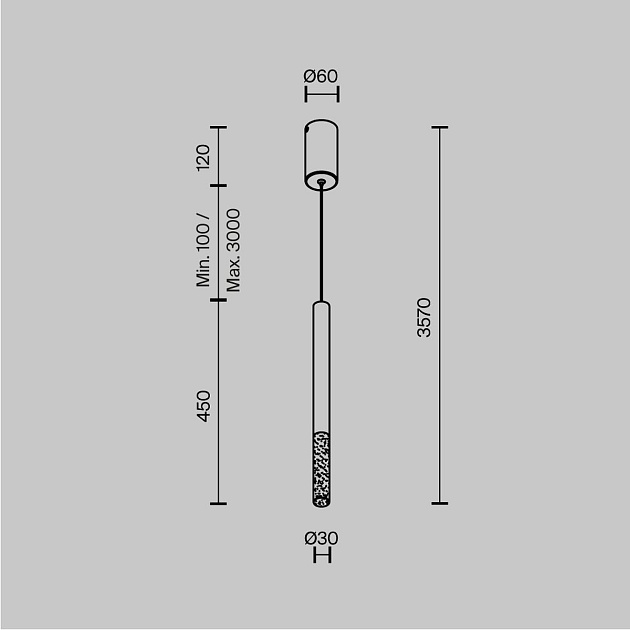 Подвесной светодиодный светильник Maytoni Pro Shade MOD157PL-L6BK Фото № 2