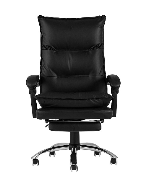 Кресло руководителя TopChairs Alpha черное D-401 black изображение 3 Кресло руководителя TopChairs Alpha черное D-401 black Фото № 3