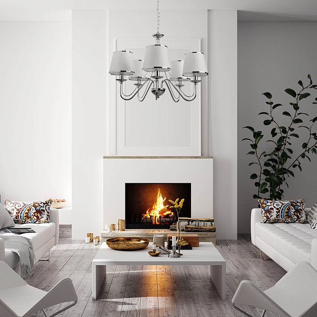 Подвесная люстра Arte Lamp Furore A1150LM-5CC изображение 5 Подвесная люстра Arte Lamp Furore A1150LM-5CC Фото № 5