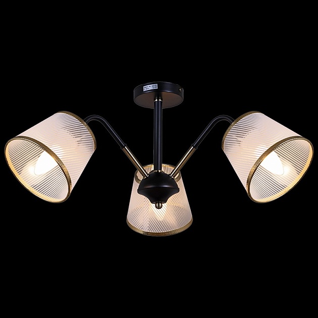 Потолочная люстра Illumico IL0344-3CSQ-79 BK AB Фото № 1