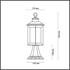 Уличный светильник Odeon Light Nature Mavret 4961/1A 5