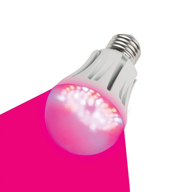 Лампа светодиодная для растений Uniel E27 9W LED-A60-9W/SP/E27/CL 09645 Фото № 1
