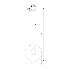 Подвесной светильник TK Lighting 5380 Esme 3