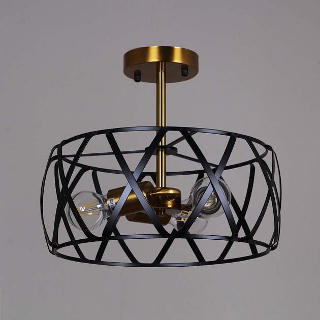 Потолочная люстра Illumico IL1023-3C-05 BK GD изображение 4 Потолочная люстра Illumico IL1023-3C-05 BK GD Фото № 4