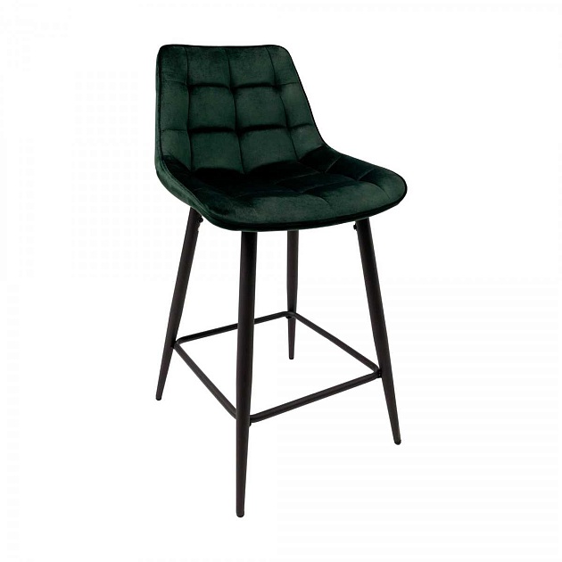 Полубарный стул AksHome Linx темно-зеленый, велюр 86208 изображение 1 Полубарный стул AksHome Linx темно-зеленый, велюр 86208 Фото № 1