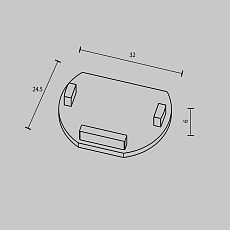 Заглушка Maytoni Technical Exility (2шт) TRAM034EC-R-41W 2