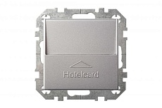 Выключатель карточный Liregus Epsilon серебро 28-1764 3