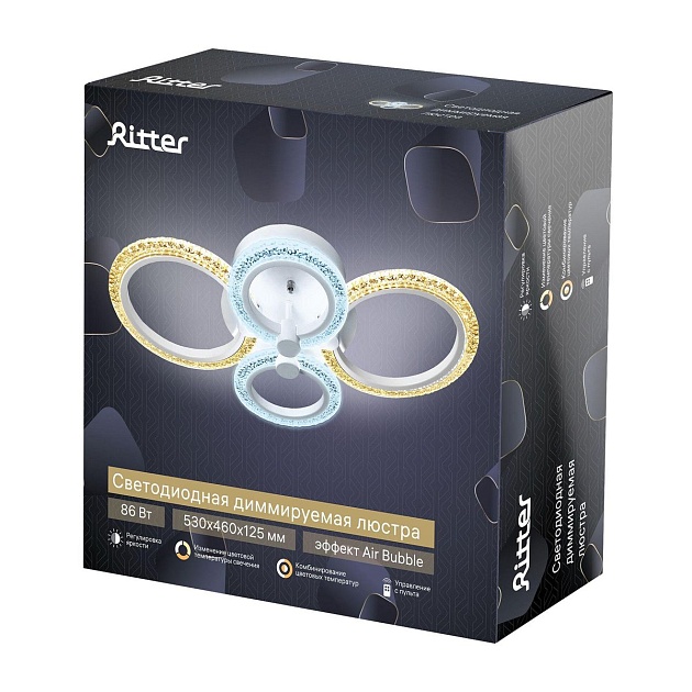Потолочная светодиодная люстра Ritter Tomaso 52040 5 Фото № 2