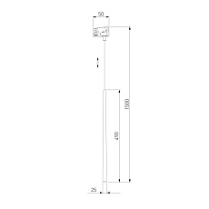 Трековый светильник TK Lighting 6029 Piano Gold 1