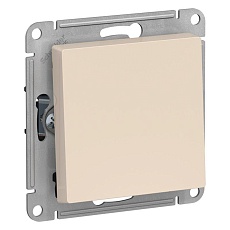 Переключатель одноклавишный перекрестный Systeme Electric AtlasDesign 10A 250V бежевый ATN000271