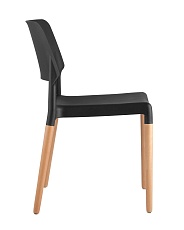 Кухонный стул Stool Group BISTRO черный с деревян. ножками 8086 BLACK 1