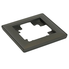 Рамка 1-постовая Stekker Катрин графит PFR00-7001-06 39807 3