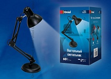Настольная лампа Uniel TLI-221 Black E27 UL-00002120 1