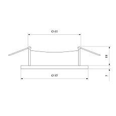 Встраиваемый светильник Elektrostandard Dorma 25001/01 a057004 1