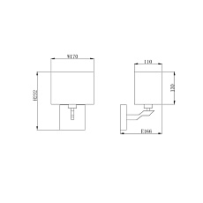 Бра Vele Luce Ultimo VL1523W01 2