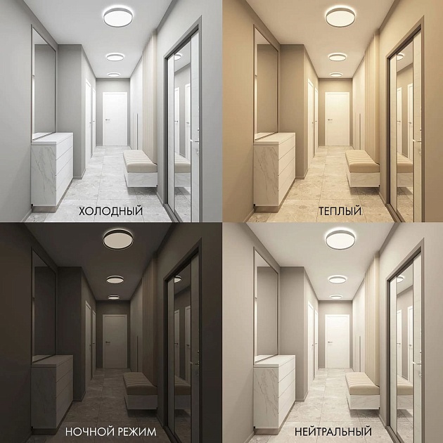 Потолочный светодиодный светильник Denkirs DK6510-WH/1 Фото № 5