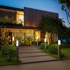 Уличный светодиодный светильник Elektrostandard 1537 Techno Led серый a052861 1