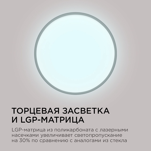 Настенно-потолочный светодиодный светильник Apeyron Spin 18-134 Фото № 4
