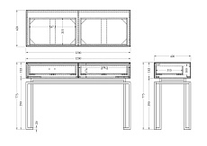 Консоль Garda Decor KFG070 1