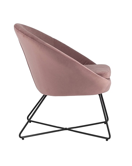 Кресло Stool Group Колумбия велюр пыльно-розовый DOUMBIA HLR-34 Фото № 3